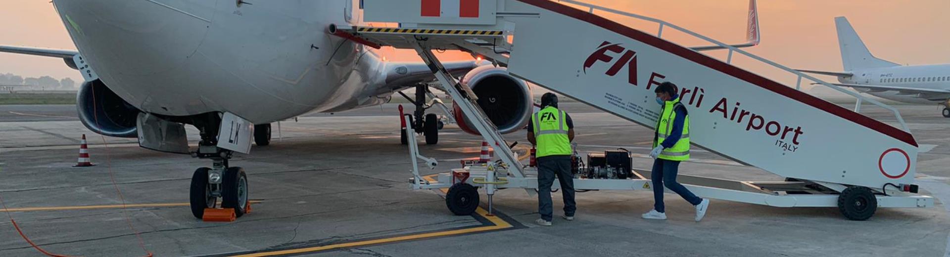 Aeroporto Ridolfi di Forlì, vicinissimo al'' Hotel San Giorgio, prenota il tuo soggiorno